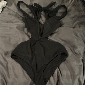 Mara Hoffman Black One-Piece Swimsuit